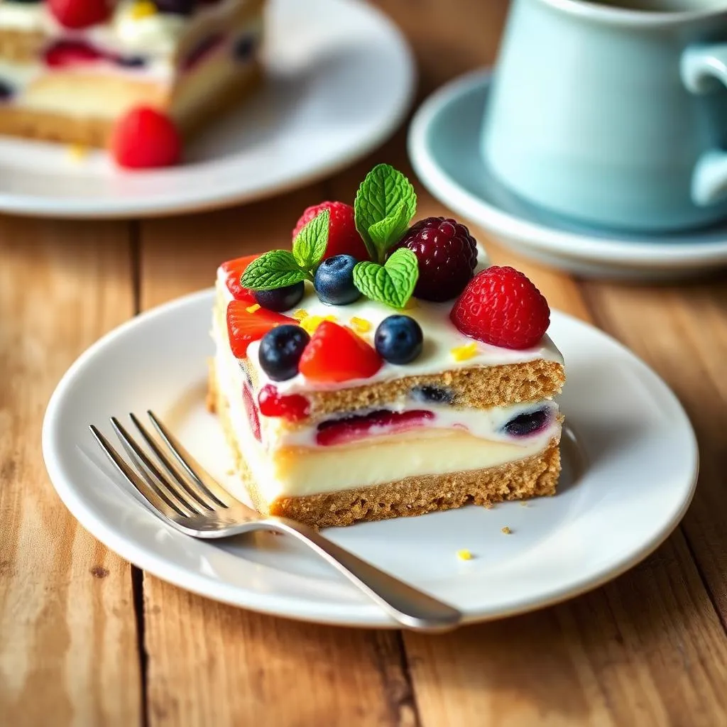 No-Bake Lemon Berry Icebox Cake: The Perfect Summer Dessert After the Fourth of July