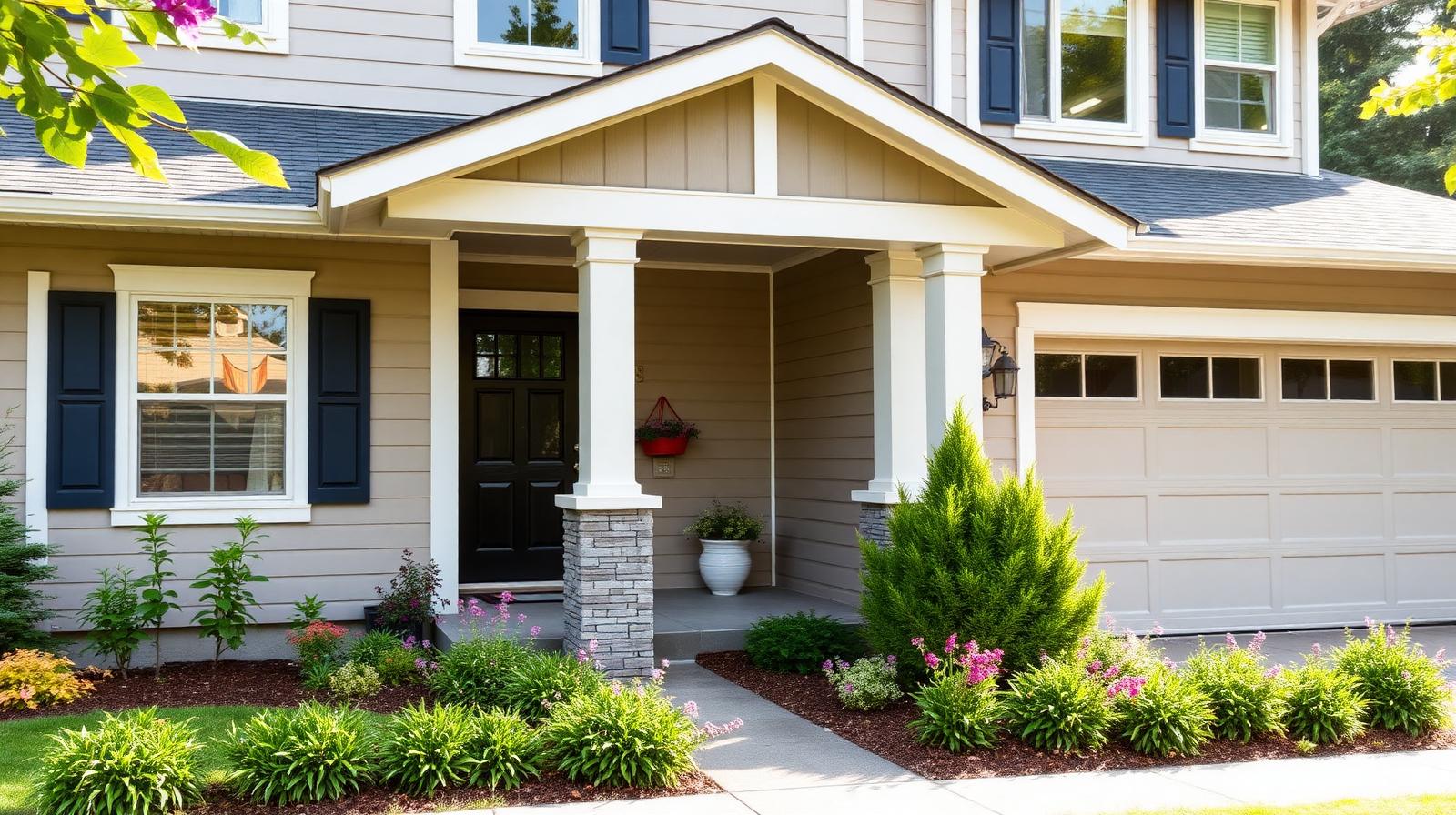 Bothell home exterior with fresh paint ready for summer weather